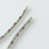 11.37ct Ruby and Diamond Bracelet