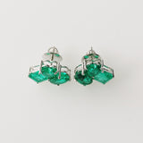 6.31ct Emerald Earrings