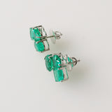 6.31ct Emerald Earrings