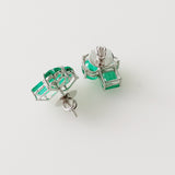 6.31ct Emerald Earrings