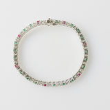 5.35ct Ruby & Emerald and Diamond Bracelet