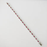 6.34ct Ruby and Diamond Bracelet