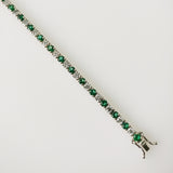 5.13ct Emerald and Diamond Bracelet