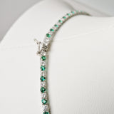 9.40ct Emerald and Diamond Necklace