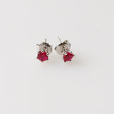 0.75ct Ruby Earrings