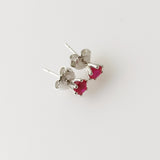 0.75ct Ruby Earrings