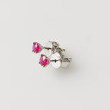 0.74ct Ruby Earrings