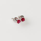 0.74ct Ruby Earrings