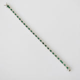 5.28ct Emerald and Diamond Bracelet