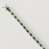 5.28ct Emerald and Diamond Bracelet