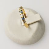 0.49ct Diamond and Sapphire Ring