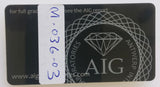 Sapphire 9.90ct AIG Certified