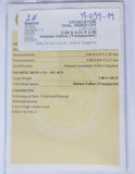 Yellow Sapphire 1.06ct AIG Certified