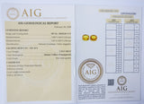 Yellow Sapphire 1.24ct AIG Certified