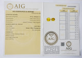 Yellow Sapphire 1.64ct AIG Certified