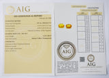 Yellow Sapphire 1.23ct AIG Certified
