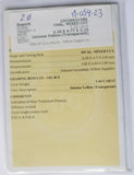 Yellow Sapphire 1.16ct AIG Certified