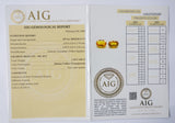 Yellow Sapphire 1.35ct AIG Certified