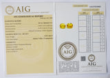 Yellow Sapphire 1.55ct AIG Certified