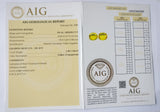 Yellow Sapphire 1.56ct AIG Certified