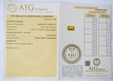 Yellow Sapphire 0.70ct AIG Certified