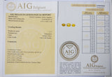 Yellow Sapphire 2.17ct AIG Certified