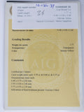 Yellow Sapphire 1.77ct AIG Certified