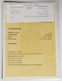 Yellow Sapphire 1.37ct AIG Certified