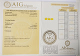 Yellow Sapphire 1.37ct AIG Certified