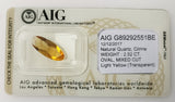 Citrine 2.52ct AIG Certified