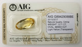 Citrine 5.71ct AIG Certified