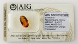 Citrine 2.40ct AIG Certified