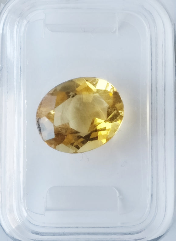 Citrine 3.31ct AIG Certified