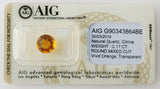 Citrine 2.17ct AIG Certified