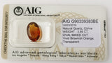 Citrine 3.86ct AIG Certified