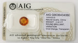 Citrine 2.42ct AIG Certified