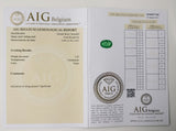 Emerald 1.85ct AIG Certified