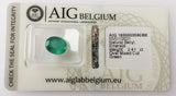 Emerald 2.41ct AIG Certified