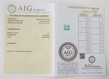 Emerald 1.57ct AIG Certified