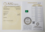 Emerald 2.47ct AIG Certified