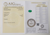 Emerald 1.67ct AIG Certified