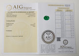 Emerald 2.20ct AIG Certified