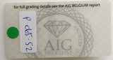 Emerald 2.39ct AIG Certified