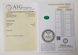 Emerald 1.78ct AIG Certified