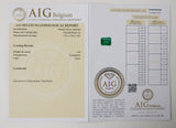 Emerald 1.68ct AIG Certified