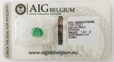 Emerald 1.67ct AIG Certified