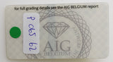 Emerald 1.67ct AIG Certified