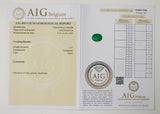 Emerald 1.67ct AIG Certified