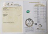 Emerald 1.73ct AIG Certified