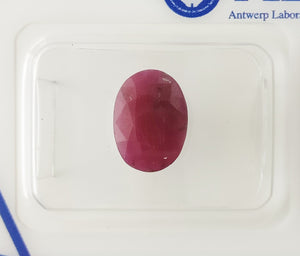 Ruby 2.34ct ALGT Certified